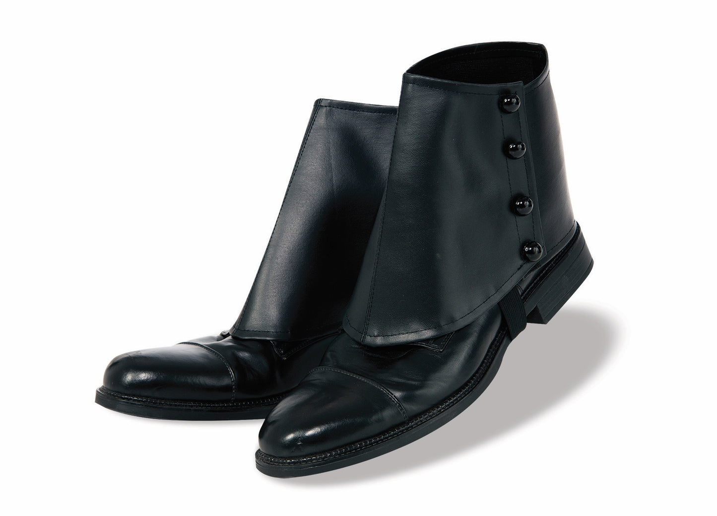 Deluxe Gangster Spats: Black