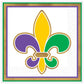 Beverage Napkins: Fleur De Lis (16ct.)