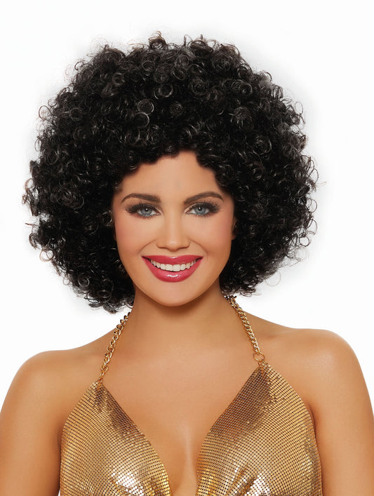 Unisex Afro Wig - Black