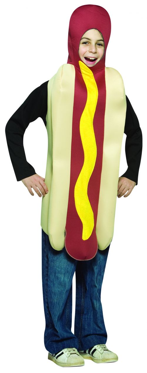 Kids Hot Dog Costume- (7-10)