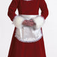 Burgundy Velvet Mrs. Claus