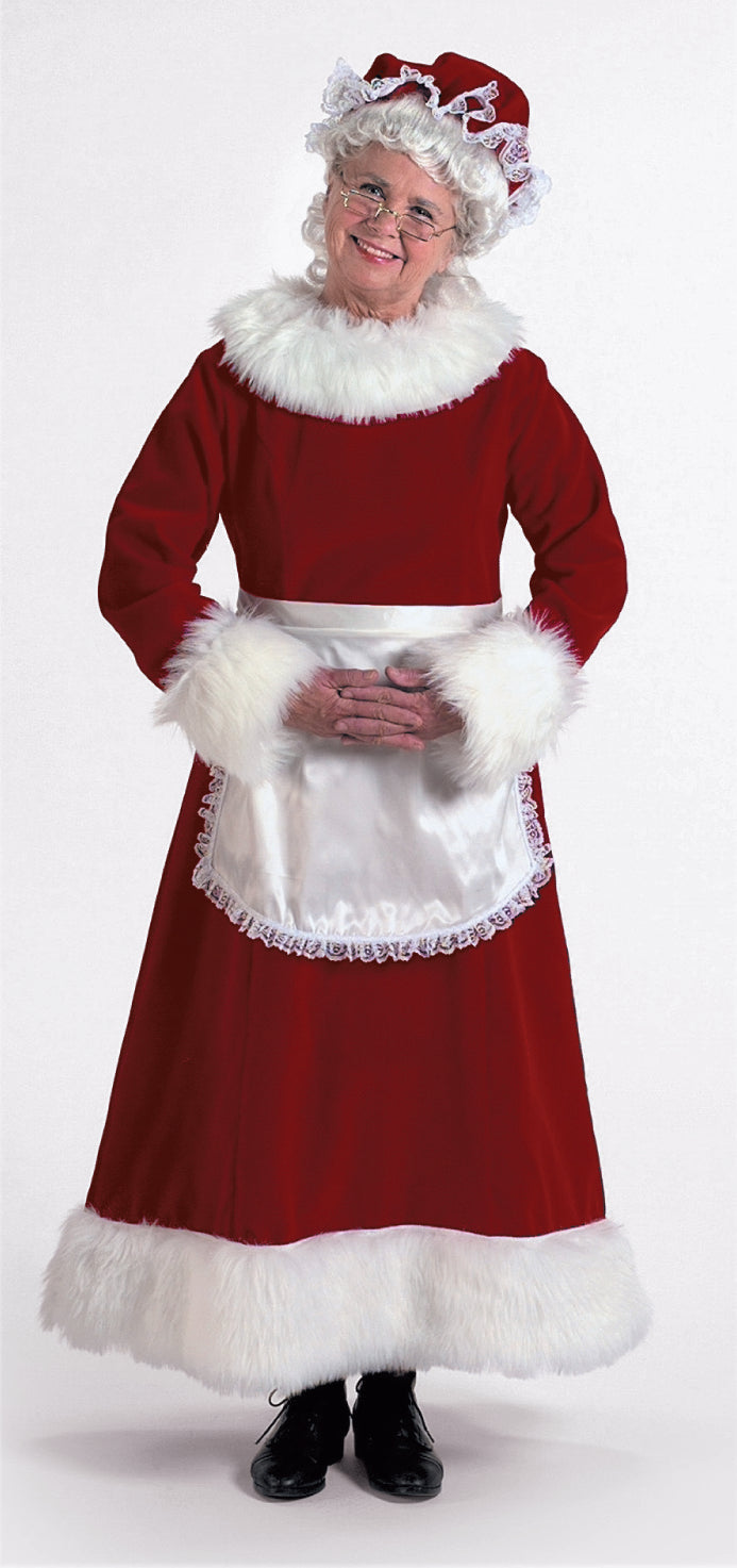 Burgundy Velvet Mrs. Claus