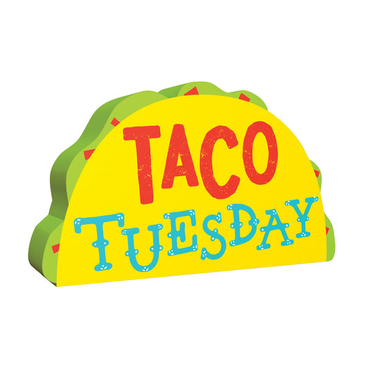 Mini Standing Sign: "Taco Tuesday"