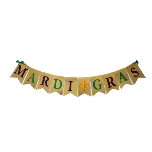 8 Foot Mardi Gras Banner