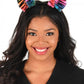 elope Neon Rainbow Tiger Ears Headband