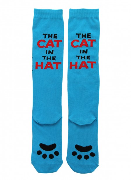 The Cat in the Hat Paws Knee High Costume Socks