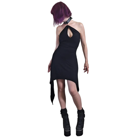 Necessary Evil Gothic Persephone Midi Dress