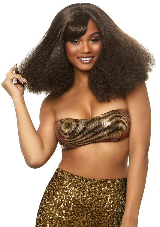 16'' Diva Disco Wig - Brown