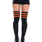 3 Stripes Athletic Ribbed Thigh Highs