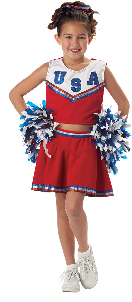 Girl's Patriotic Cheerleader