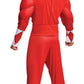 Men's Classic Red Power Ranger with Muscles