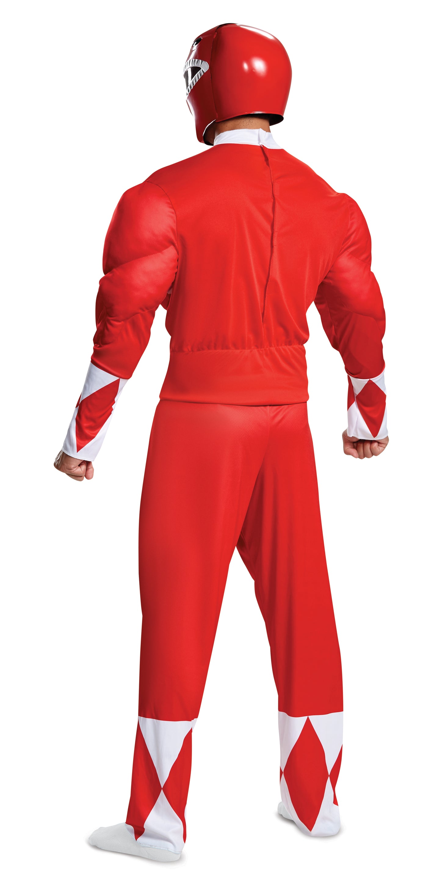 Men's Classic Red Power Ranger with Muscles