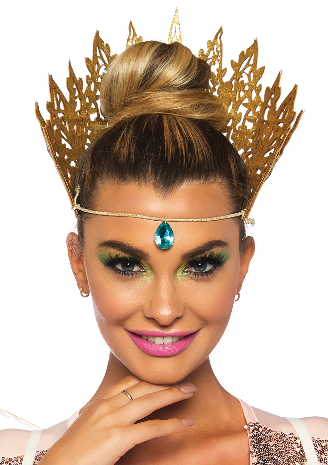 Glitter Queen Crown - Gold