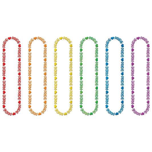 Rainbow Pride Beads (6 Count)