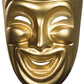 Gold Comedy Adult Mask