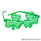 Shamrock Slotted Glasses