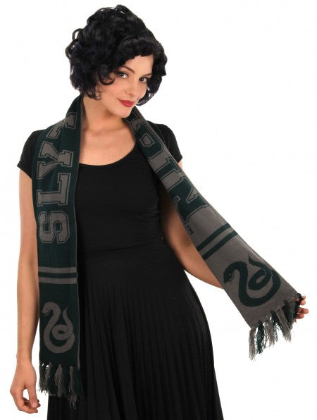 Reversible Knit Scarf - Slytherin