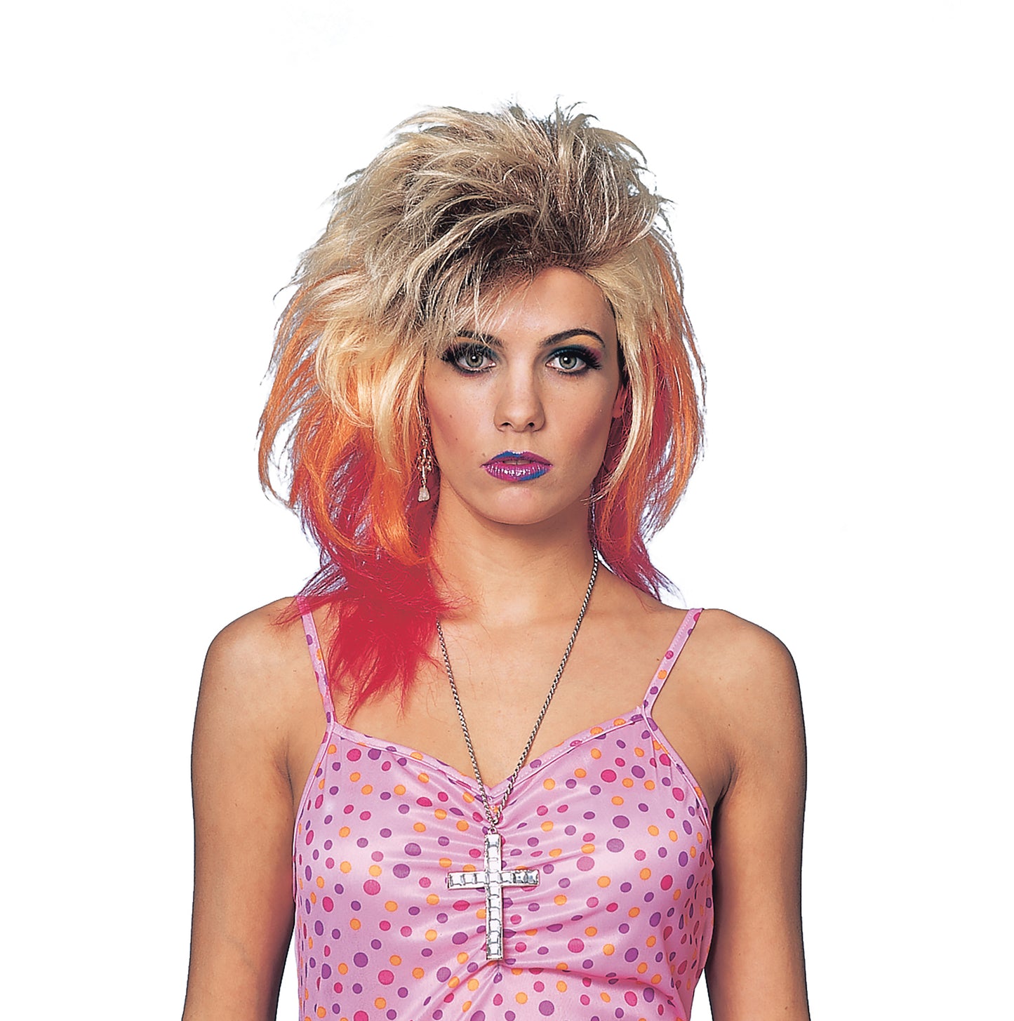 80’s Glam Wig - Multicolor