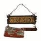 Halloween Sign: Chop Shop with Cleaver