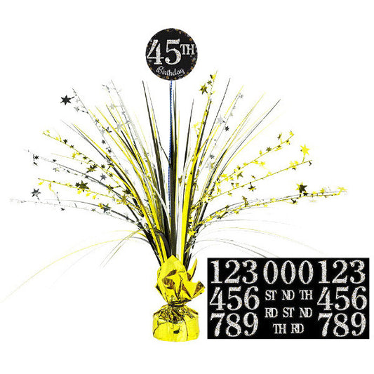 Sparkling Celebration Add-Any-Age Spray Centerpiece