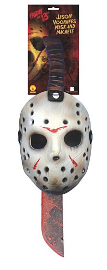 Jason Mask and Machete Set