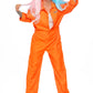 Prison Jumpsuit: Orange - O/S