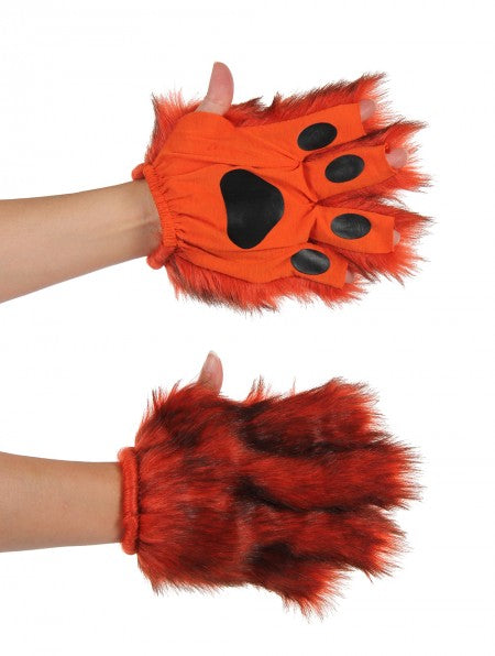 Fingerless Paws: Orange