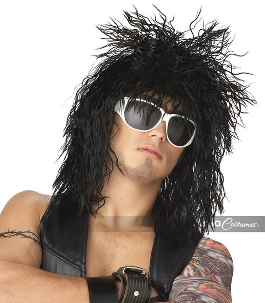 Rockin' Dude Wig: Black