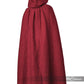 Adult Hooded Cloak: Burgundy - O/S