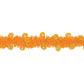 20' Tinsel Garland: Pumpkin - Orange