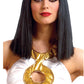 Cleopatra Wig w/ Headband - Black