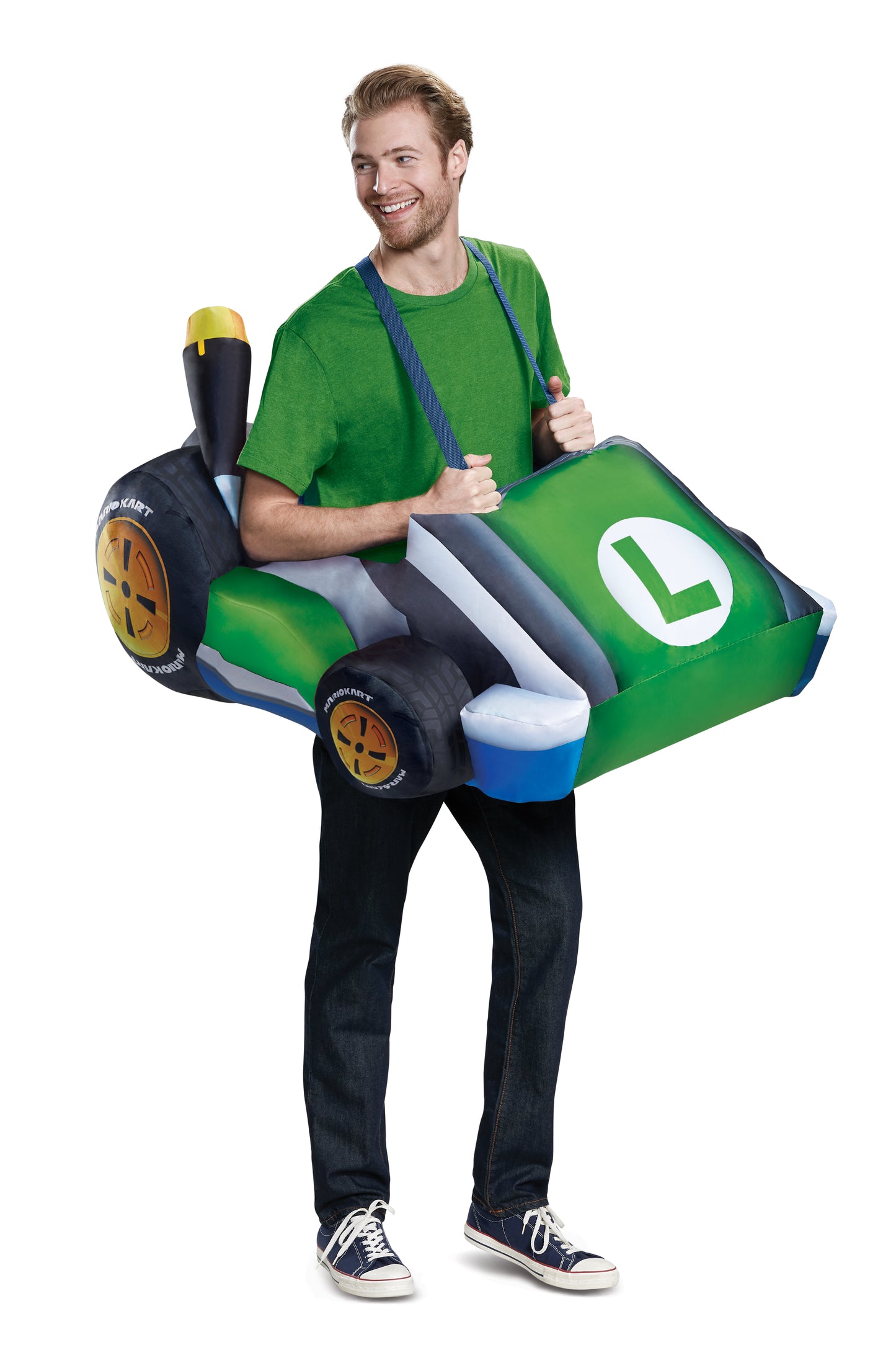 Adult Luigi Kart Inflatable Costume