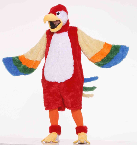 Adult Mascot Plush Parrot: Standard