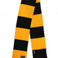 Hufflepuff Patch Striped Scarf