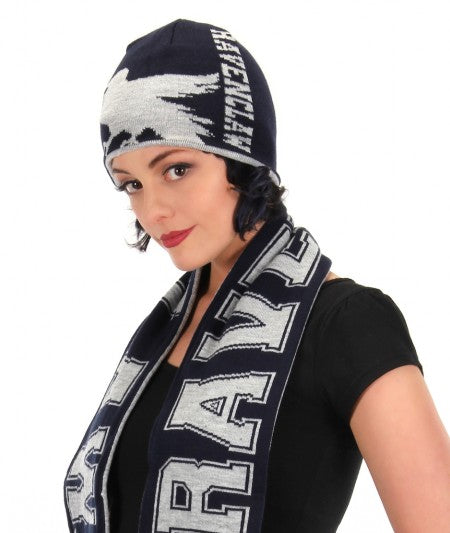 Reversible Knit Beanie - Ravenclaw