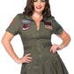 Top Gun: Women's Flight Suit Dress: Plus Size