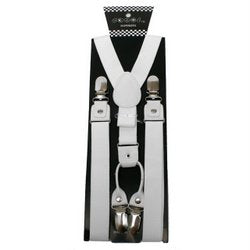 Suspenders - White (SU-SP802)