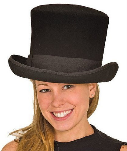 Wool Felt Flared Top Hat