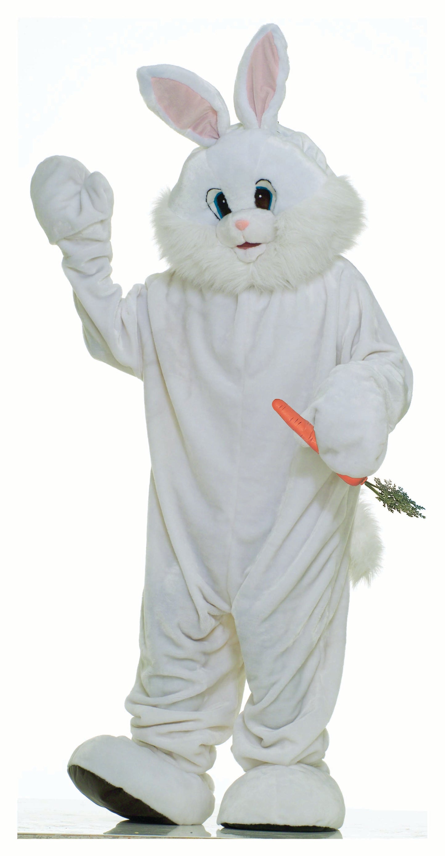 Adult Deluxe Plush Bunny Mascot: Standard