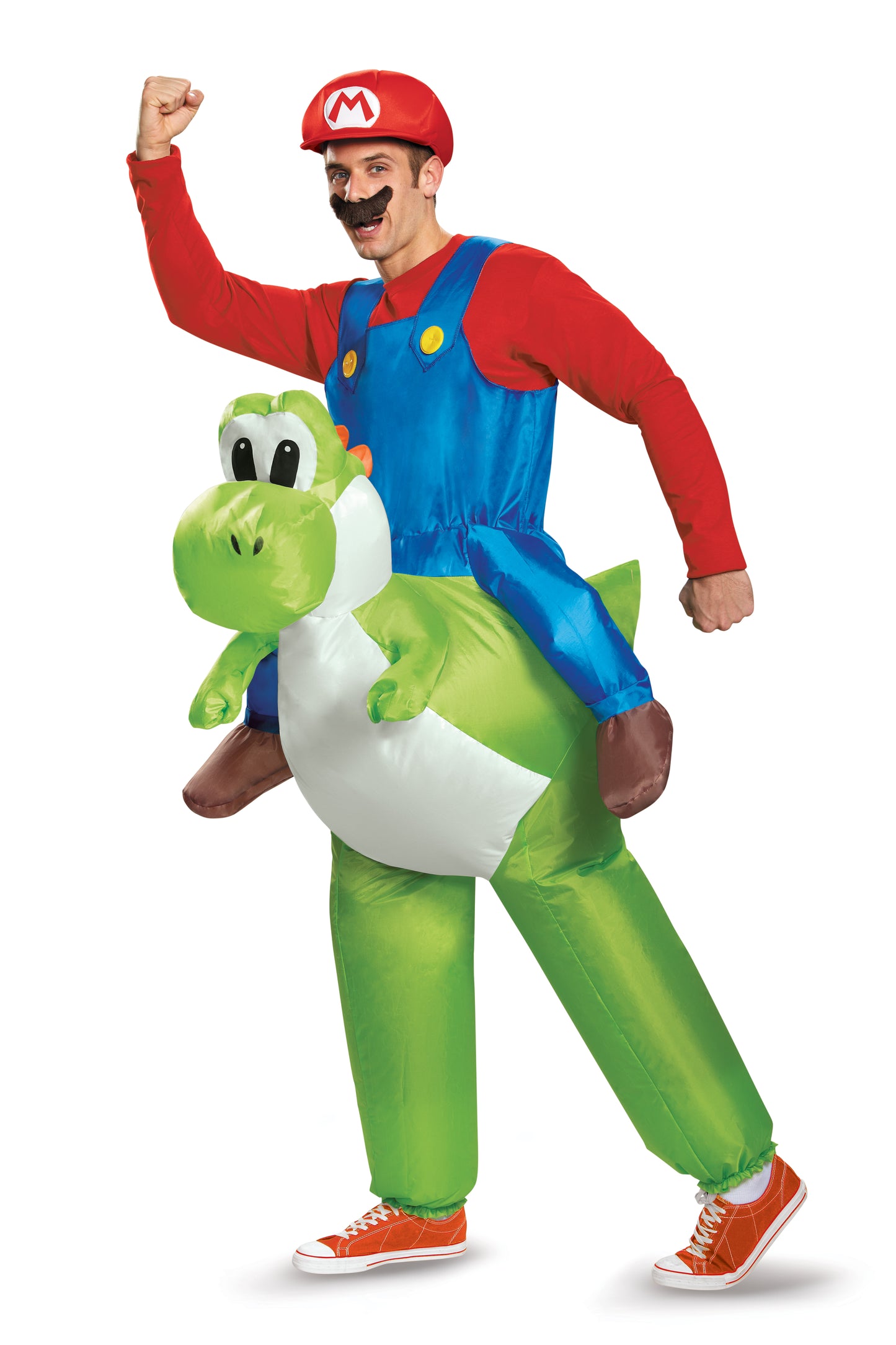 Mario Riding Yoshi - O/S (Adult)