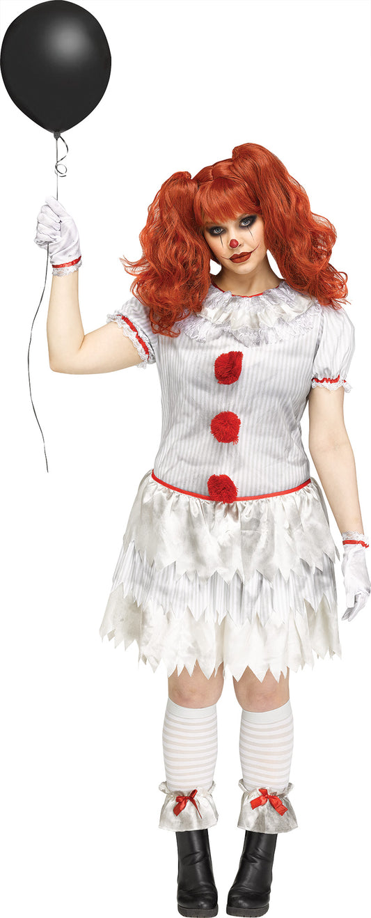 Women's Plus Size Carnevil Clown