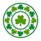 9" Plates: Lucky Shamrock (8ct.)