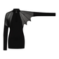 Vespertilio Long Sleeve Bat Wings Effect Batwing Top