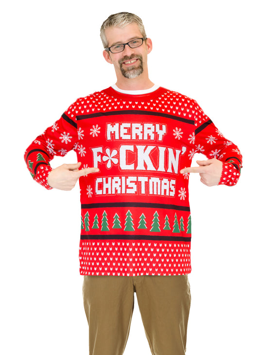 Sweater Tee: Merry F*ckin' Christmas