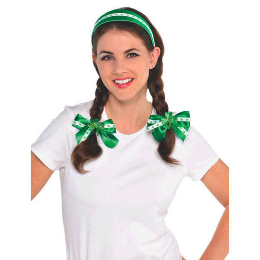 St. Patrick's Day Fabric Hair Accessory Set