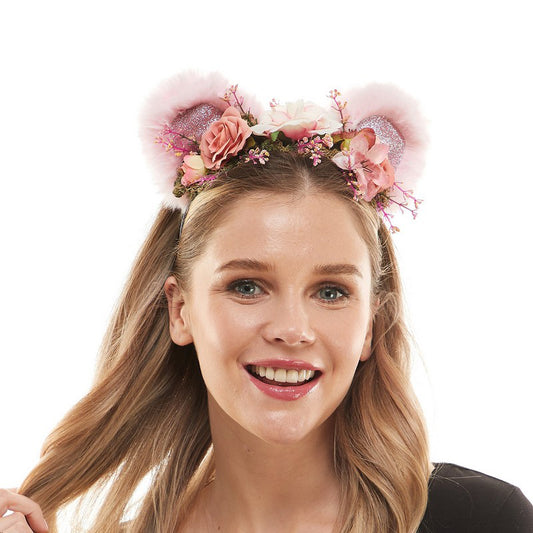 Animal Fairy Headband - White