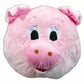 Plush Animal Mascot Head: Pig