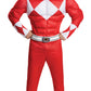 Men's Classic Red Power Ranger with Muscles