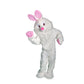 Long Hair Easter Bunny Mascot Costume: Standard