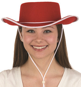 Felt Cowboy Hat - Red